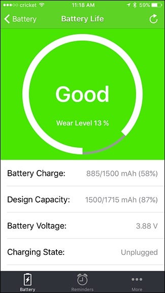 بررسی سلامت باتری آیفون برای iOS 11.2 به پایین