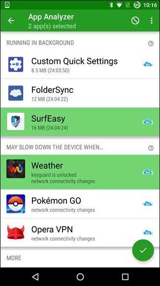 استفاده از برنامه Greenify برای افزایش عمر باتری