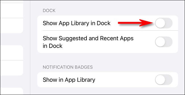 پنهان کردن App Library در داک آیپد چگونه است؟