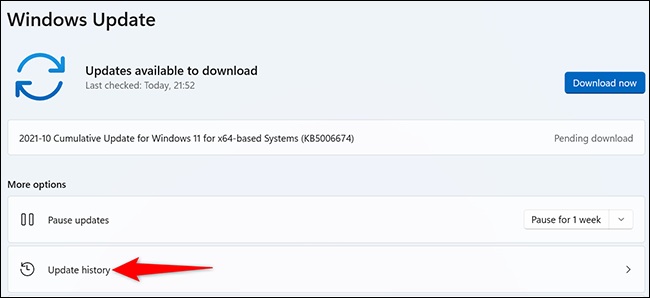 تنظیمات حذف بهروزرسانی