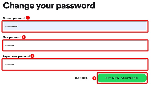 رمز عبور جدید
