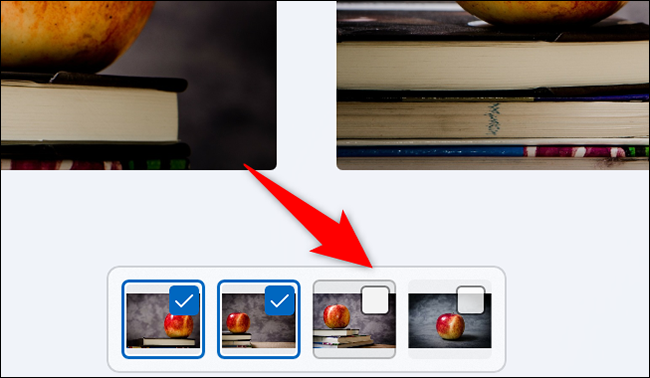 مقایسه عکس‌ ها در اپلیکیشن فوتوز ویندوز ۱۱