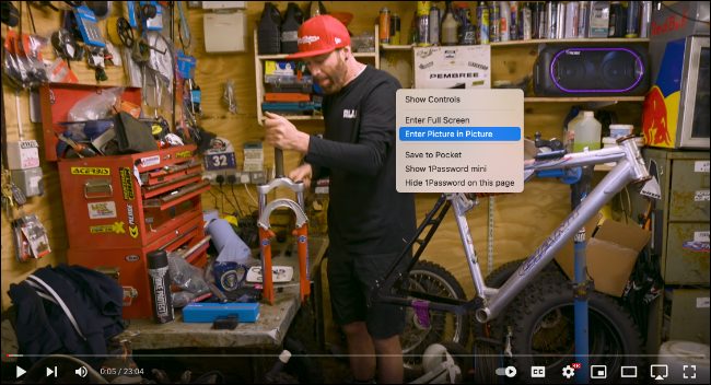 نمایش تصویر در تصویر ویدئو در مک