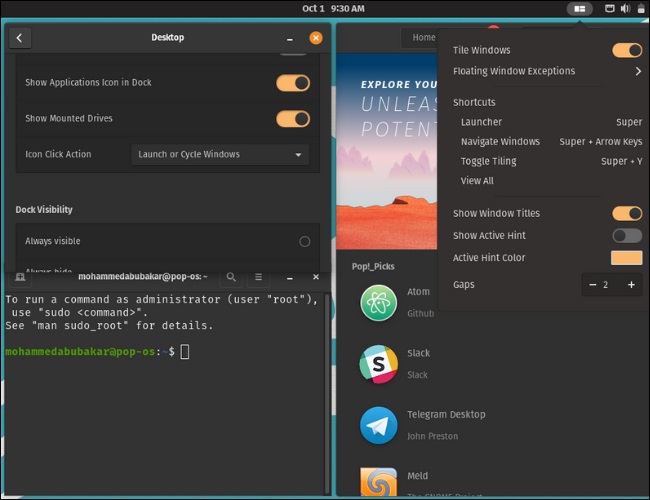 قابلیت auto tiling پاپ! او اس