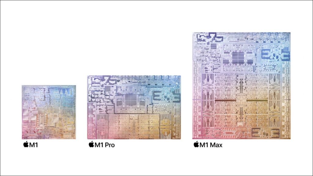 تراشه های M1, M1 pro و M1 Max