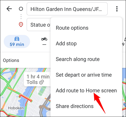آموزش ذخیره مسیر در Google Maps