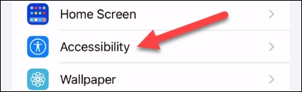 تنظیمات Accessibility آیفون