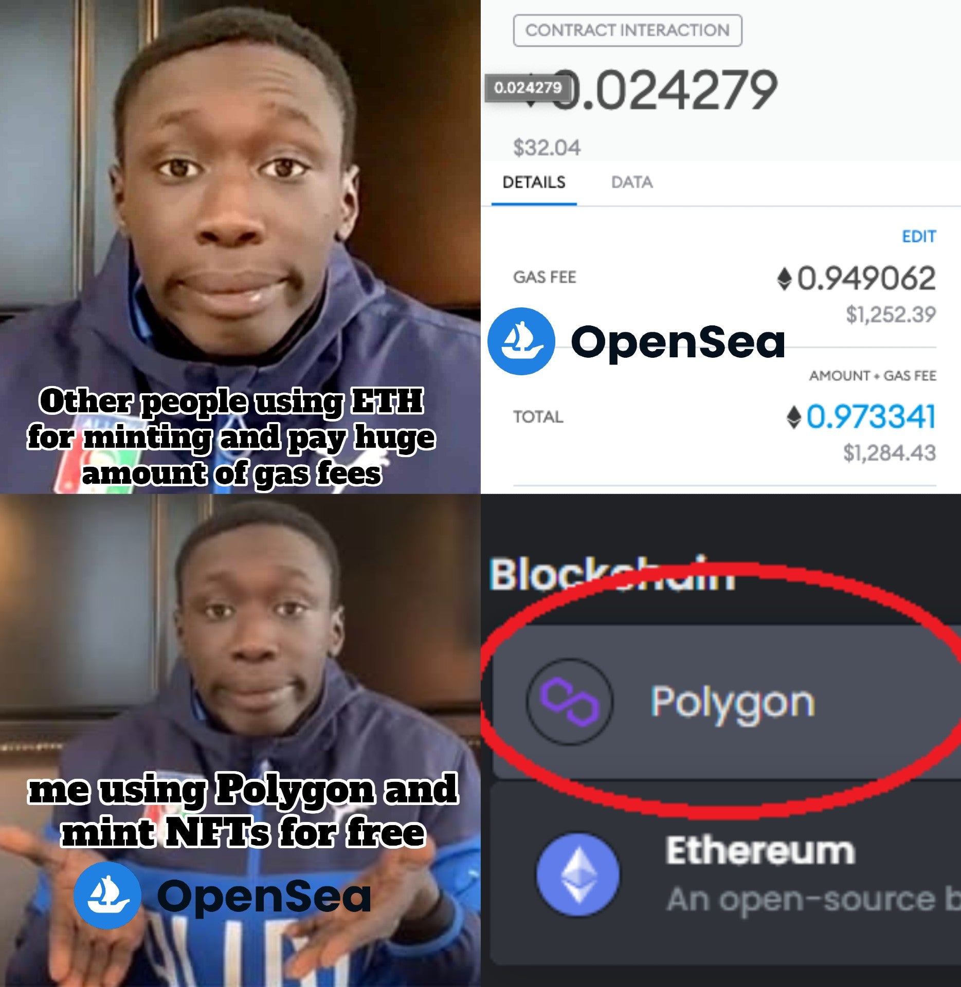 نحوه ساخت NFT به صورت رایگان در OpenSea