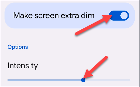 فعال سازی ویژگی Extra Dim برای صفحه نمایش گوشی اندروید خود