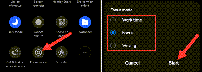 استفاده از حالت فوکوس (Focus Mode) در گوشی های سامسونگ گلکسی