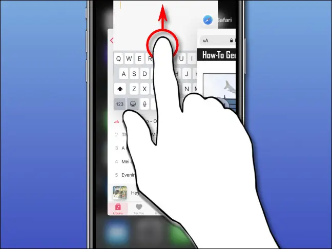 نحوه بستن اپلیکیشن ها در آیفون 13 به روش Force Stop