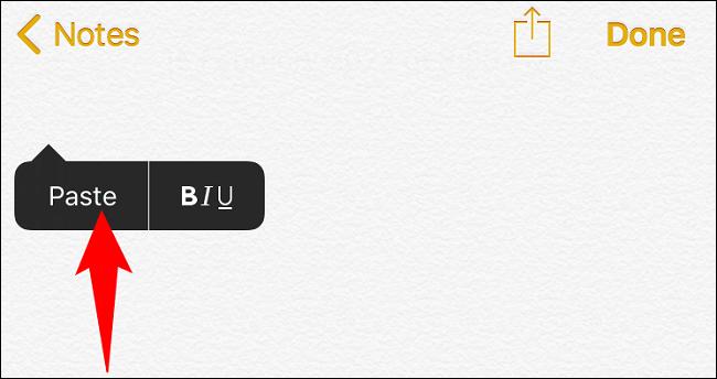 کپی و پیست کردن متن در آیفون