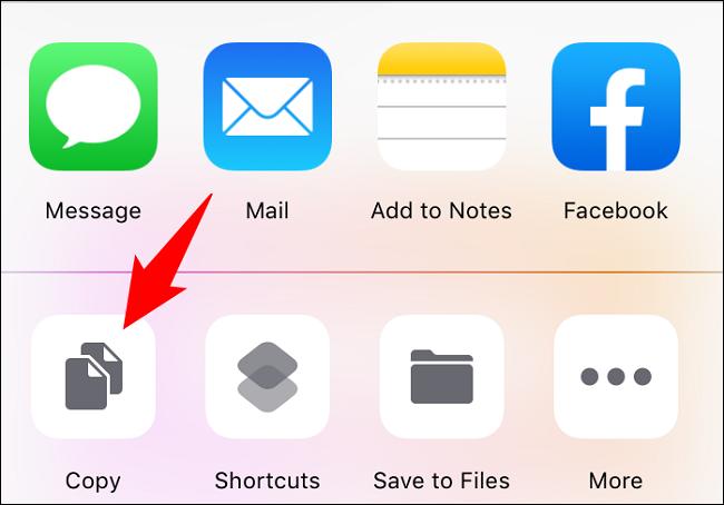 کپی و پیست کردن لینک در آیفون