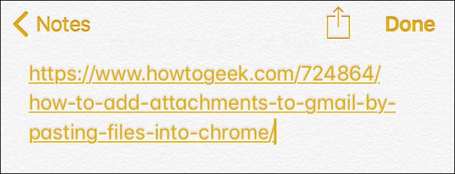 کپی و پیست کردن لینک در آیفون