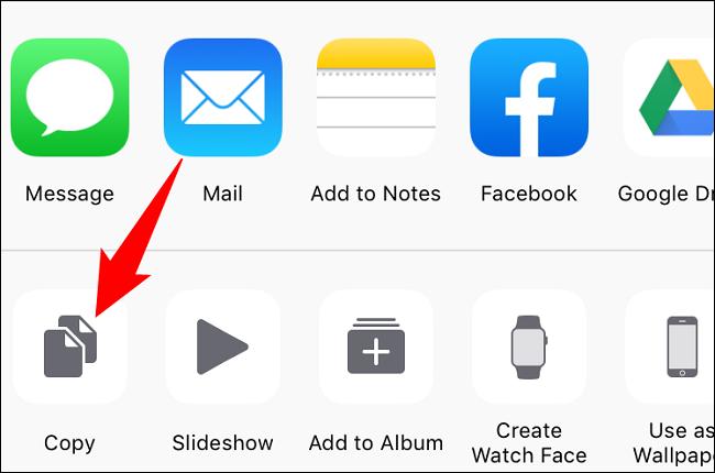 کپی و پیست کردن فایل های عکس در آیفون