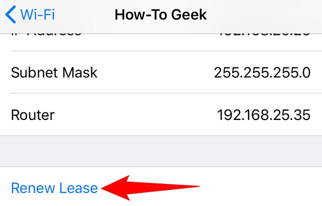 ممکن است که روتر با وجود درخواست برای تغییر آیپی، یک آیپی تکراری را به گوشی شما بدهد و شما در اصل هیچ تغییری در آیپی آدرستان مشاهده نکنید.