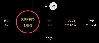 تنظیم سرعت شاتر برای گرفتن عکس های با نوردهی طولانی در گوشی سامسونگ