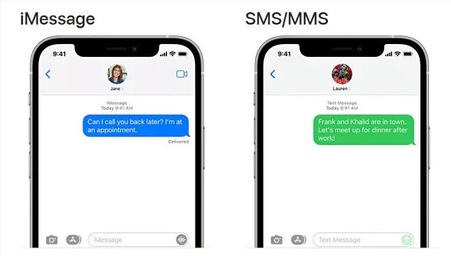 تفاوت iMessage و SMS