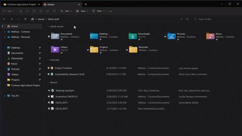 مایکروسافت از ویژگی های جدید File explorer در ویندوز ۱۱ رونمایی کرد