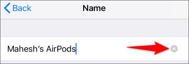 نحوه تغییر دادن اسم ایرپاد اپل