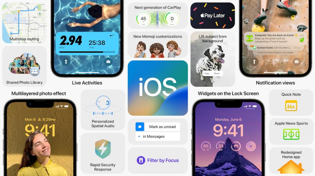 iOS 16 رسما توسط اپل معرفی شد