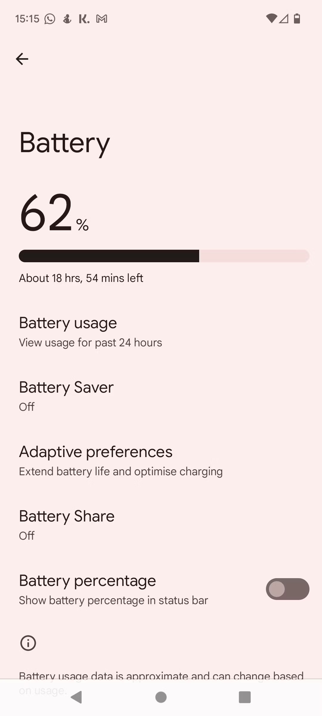 بررسی سلامت باتری گوشی اندروید از طریق تنظیمات