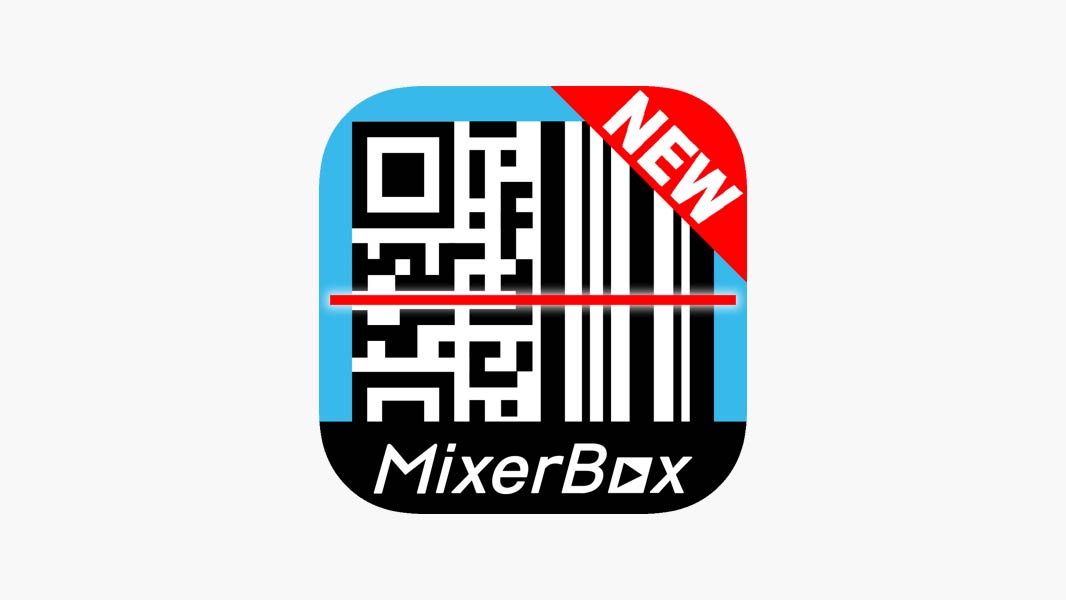 برنامه اسکن بارکد رایگان MixerBox