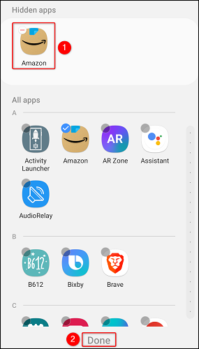 آموزش تصویری مخفی کردن برنامه در گوشیهای سامسونگ
