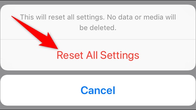 مراحل بازنشانی تمام تنظیمات کارخانه در آیفون