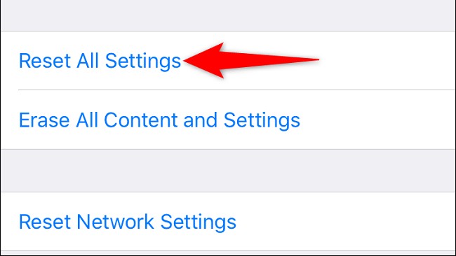 مراحل بازنشانی تمام تنظیمات کارخانه در آیفون