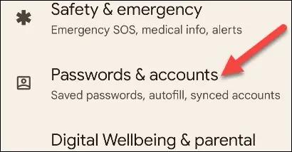 آموزش استفاده از گوگل پسورد منیجر در اندروید