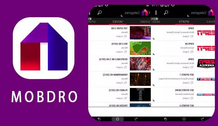 اپلیکیشن Mobdro