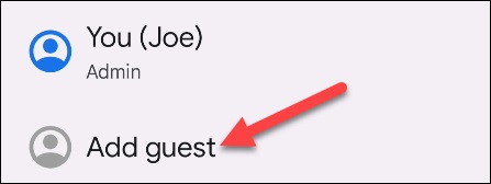 فعالسازی حالت مهمان در گوشیهای Google Pixel