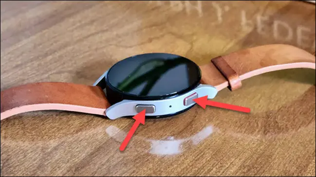 گرفتن اسکرین شات در Galaxy Watch (Wear OS)