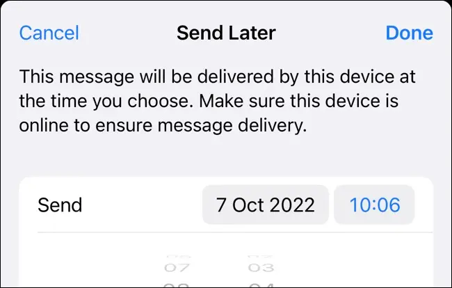 نحوه برنامهریزی ایمیلها در آیفون با اپلیکیشن Mail