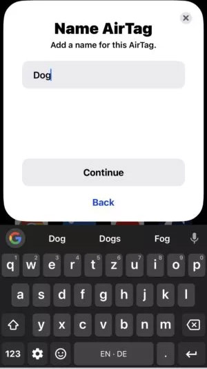 انتخاب اسم ایرتگ