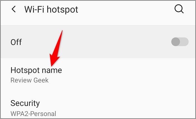 نحوه تغییر نام SSID Hotspot در اندروید