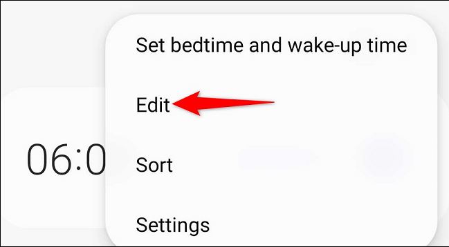 خاموش کردن هشدار ساعت در برنامه ساعت سامسونگ