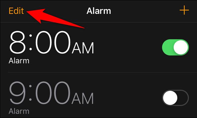 خاموش کردن هشدارهای ساعت