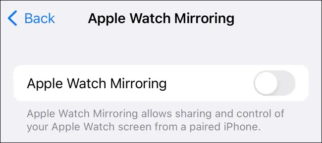 نحوه فعال کردن Apple Watch Mirroring در اپل واچ