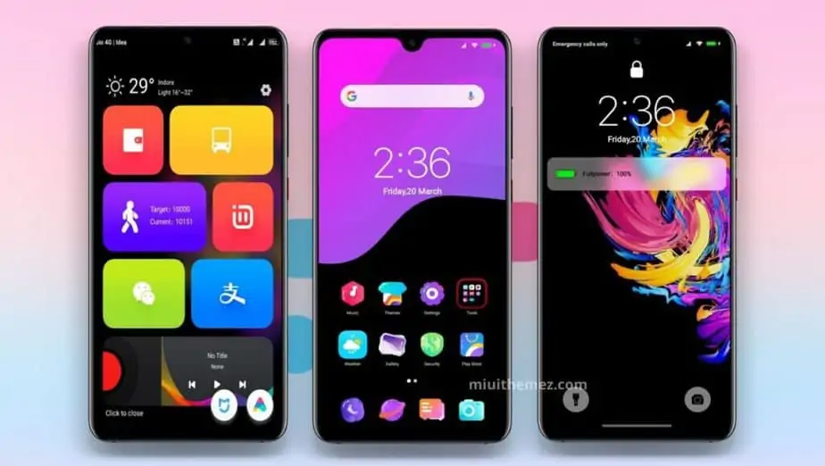 تم گوشی Android Go V2 Theme