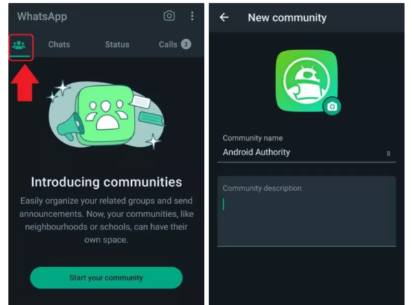 قابلیت Communities