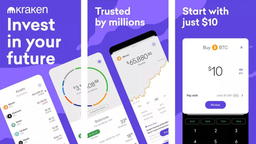 بهترین اپلیکیشن های خرید و فروش ارز دیجیتال اندروید؛ Kraken