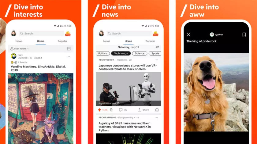 برنامه ارز دیجیتال Reddit