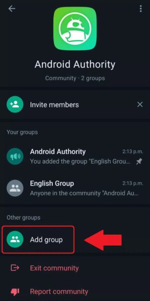 ساخت قابلیت Communities واتساپ