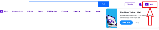 مراحل ایجاد ایمیل در Yahoo