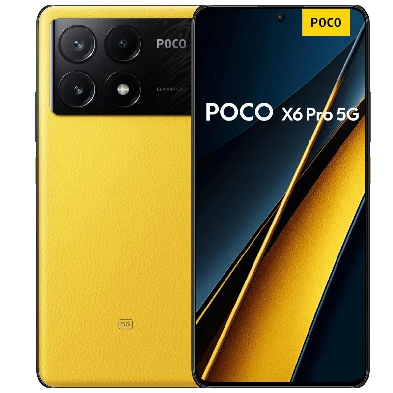 گوشی پوکو X6 پرو 256 گیگ رم 8 | Xiaomi Poco X6 Pro رنگ زرد